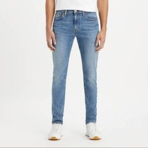 MENS LEVIS 510 SKINNY JEANS MEDIUM WASH DENIM STRAIGHT LEG STRETCH SIZE 28